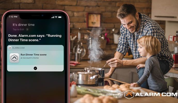 Person using voice control system Person using voice control system