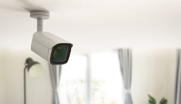 Installed indoor camera