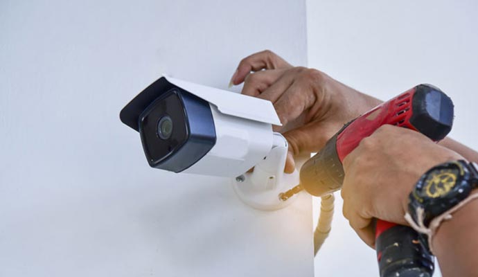 installing surveillance cameras 