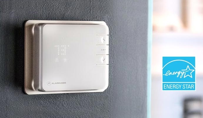 A smart thermostat